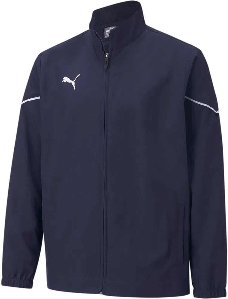 Куртка спортивная детская TeamRISE Sideline Jacket Jr Puma, синий