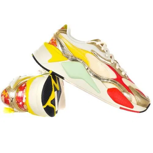 Детские кроссовки на шнуровке RS-X3 Haribo Jr Puma, Gold — фото 2