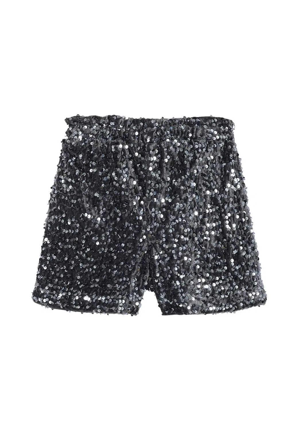 Festliche mädchen-shorts mit pailletten - шорты Vertbaudet, Silber — фото 2