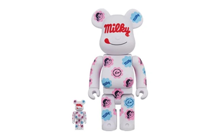 

Виниловая фигурка Be@rbrick Milky The Conveni Milky 30 см + 7 см, белый