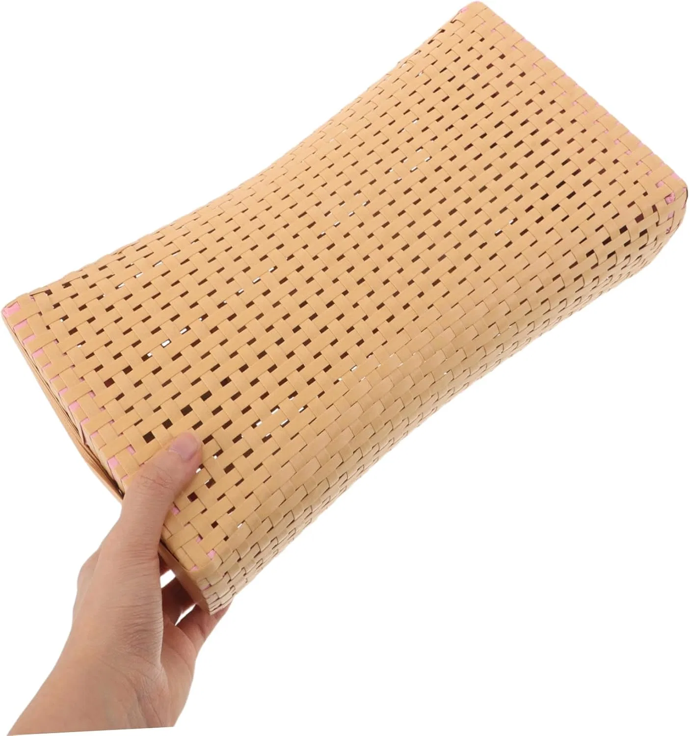 Подушка для сауны плетеная BESTYASH, PE, 29x16.5x8.4 см, Желтый — фото 4