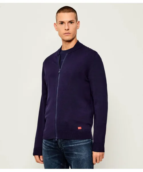 

Свитер Сан-Жак-с Regular fit Hugo, фиолетовый