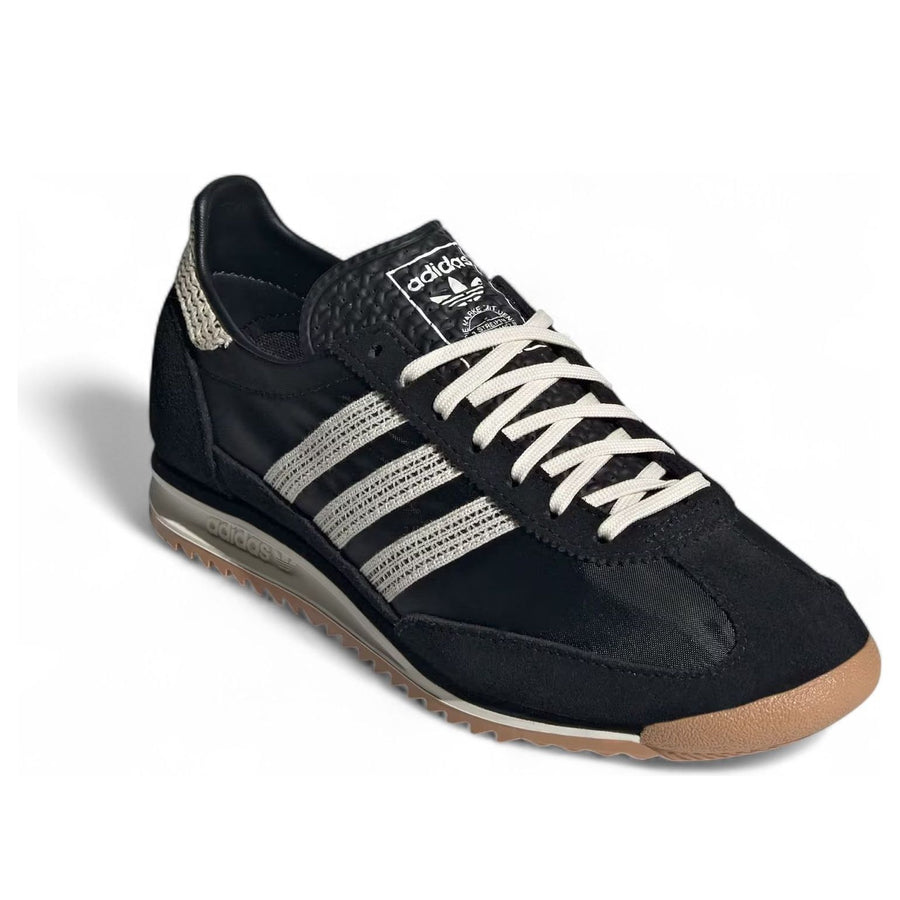 Кроссовки (WMNS) adidas SL 72 OG 'Black White', черный — фото 3