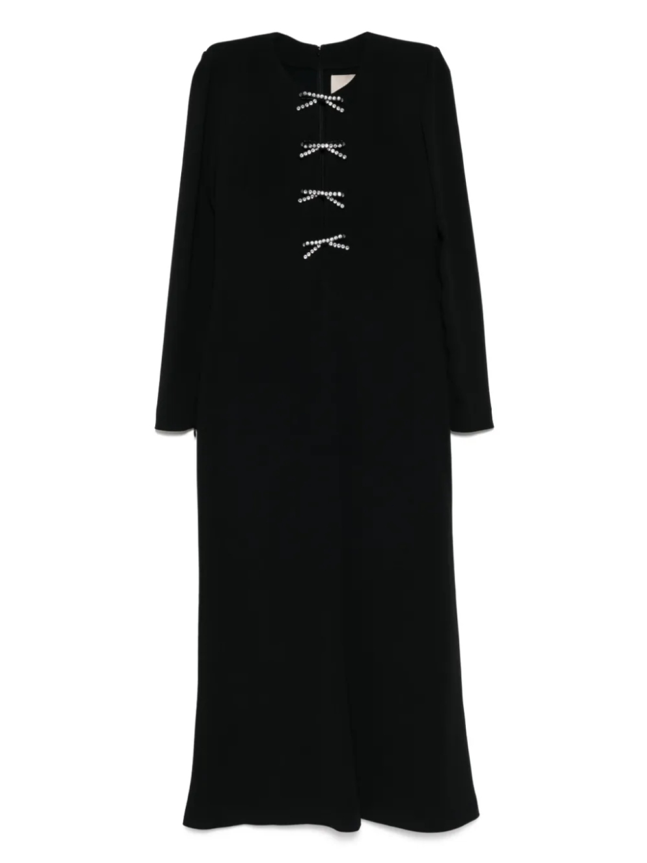 

Elie Saab платье миди с бантом, черный