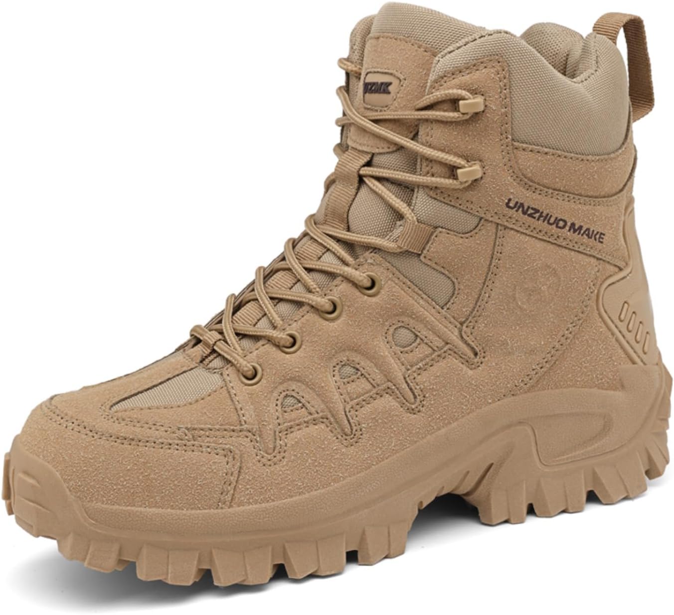 

Мужские военные тактические ботинки легкие удобные ботинки для мотоцикла, боевые, походные, туристические ботинки Fancydog, хаки