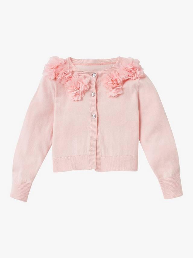 

Детский кардиган с цветочной отделкой Angel & Rocket, Pink