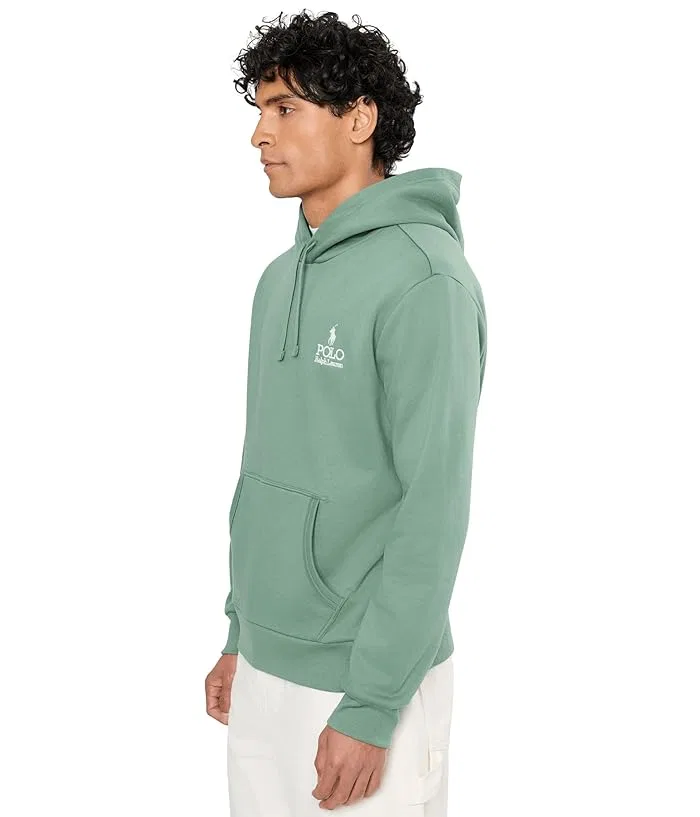Худи флисовое Logo Fleece Hoodie Polo Ralph Lauren, Fatigue — фото 3