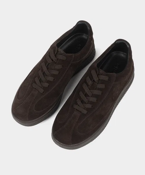 Мужские кеды PEMONT dress high (dark brown) — фото 3