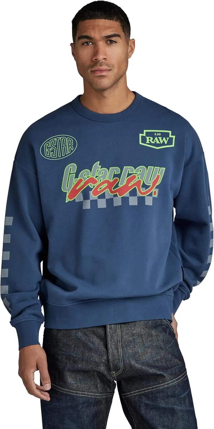 

G-Star мужской свитшот Moto Sport Graphic Loose