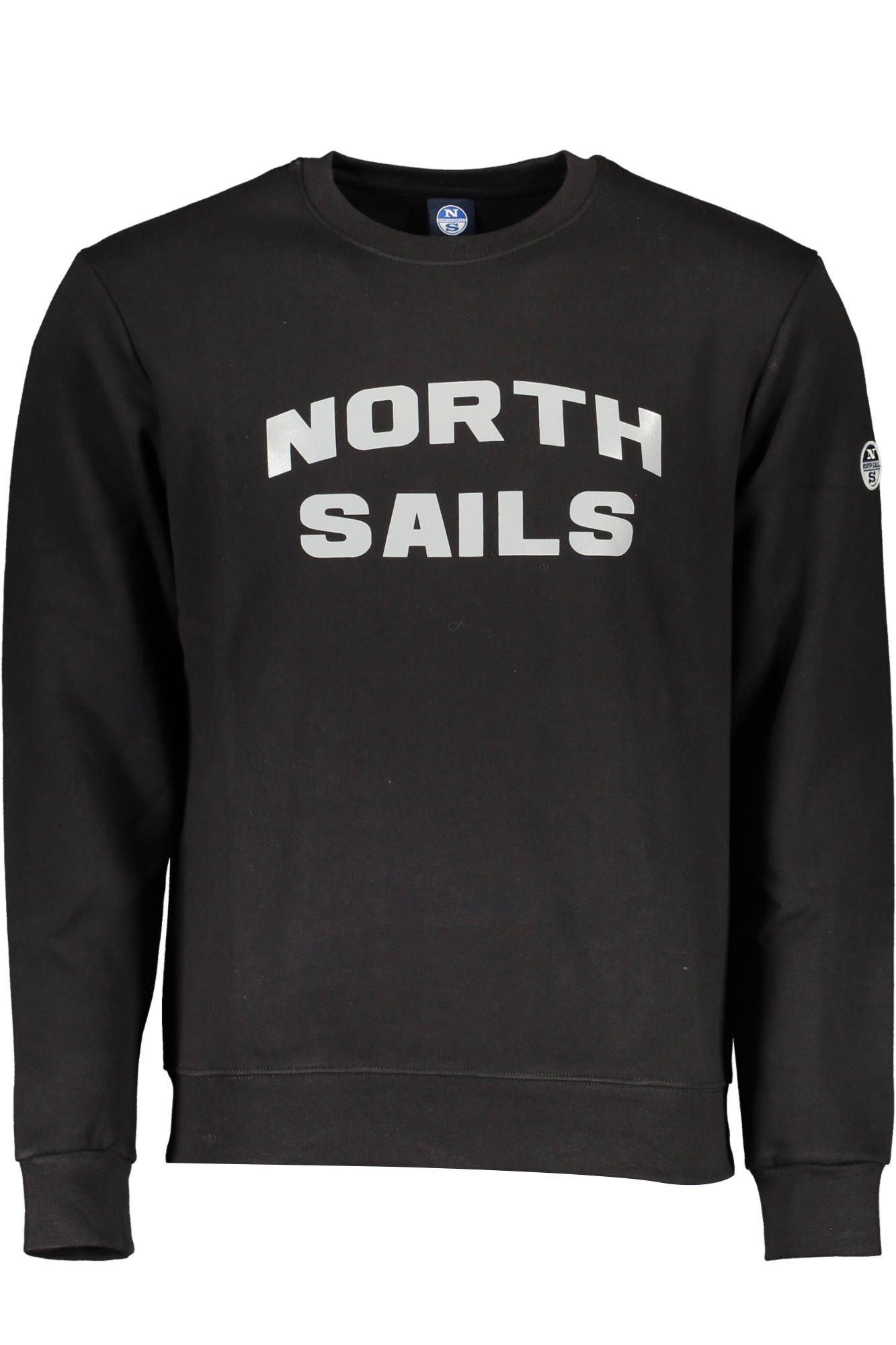 

Черный хлопковый мужской свитер North Sails