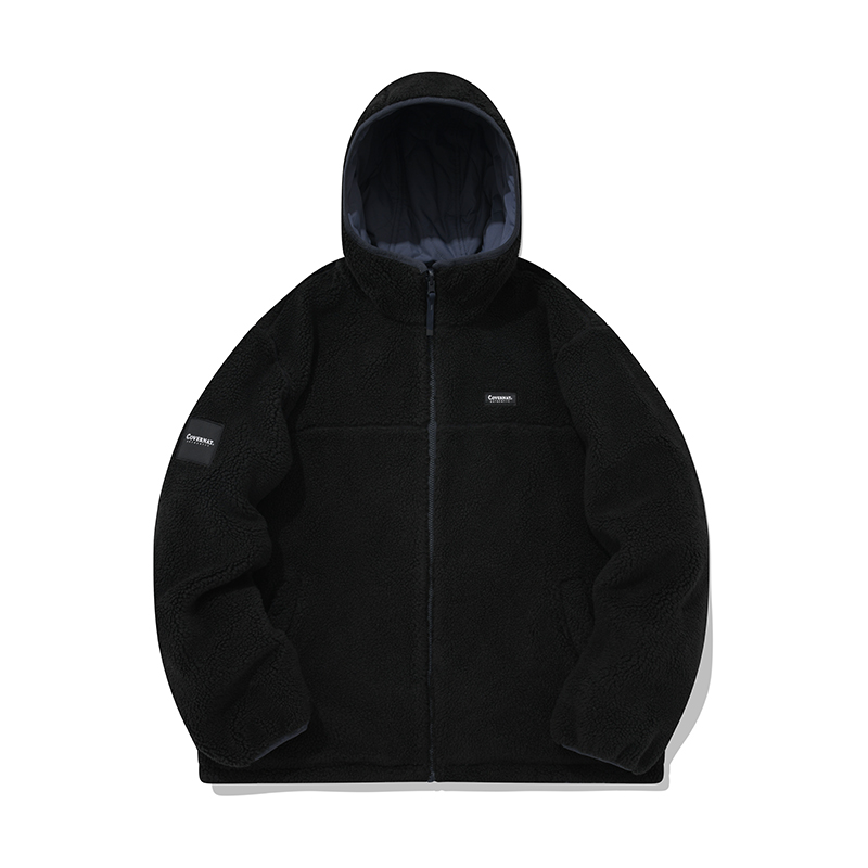 

COVERNAT Свободная куртка унисекс черная, Black