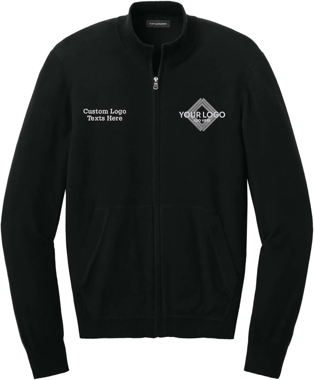 

Толстовка с капюшоном мужская INK STITCH Sw2901, с полной молнией, для нанесения логотипа