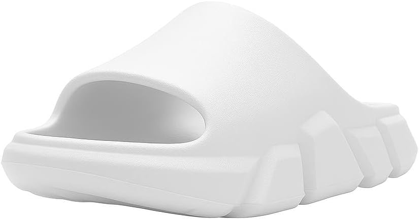 

ГоКлогс пеновые кломпы для мужчин и женщин - легкие дышащие тапочки для сада, удобные водонепроницаемые сандалии для двора, пляжа, бассейна, кемпинга и повседневной носки, черно-белые, размеры 7-12 Goclogs