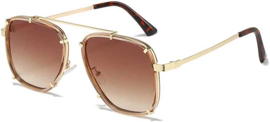 

Овальные поляризованные солнцезащитные очки с когтями для женщин, солнцезащитные очки из сплава для мужчин, винтажные черные очки XLUMIO, Gold Champagne8