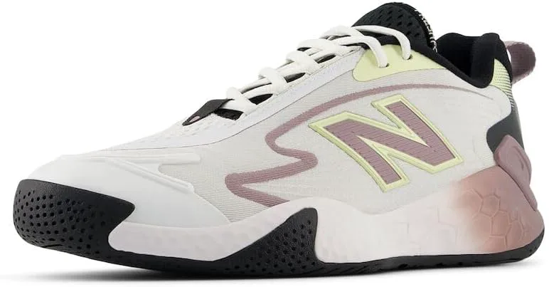 Мужские теннисные кроссовки New Balance Fresh Foam X Ct-Rally, белый/черный — фото 2