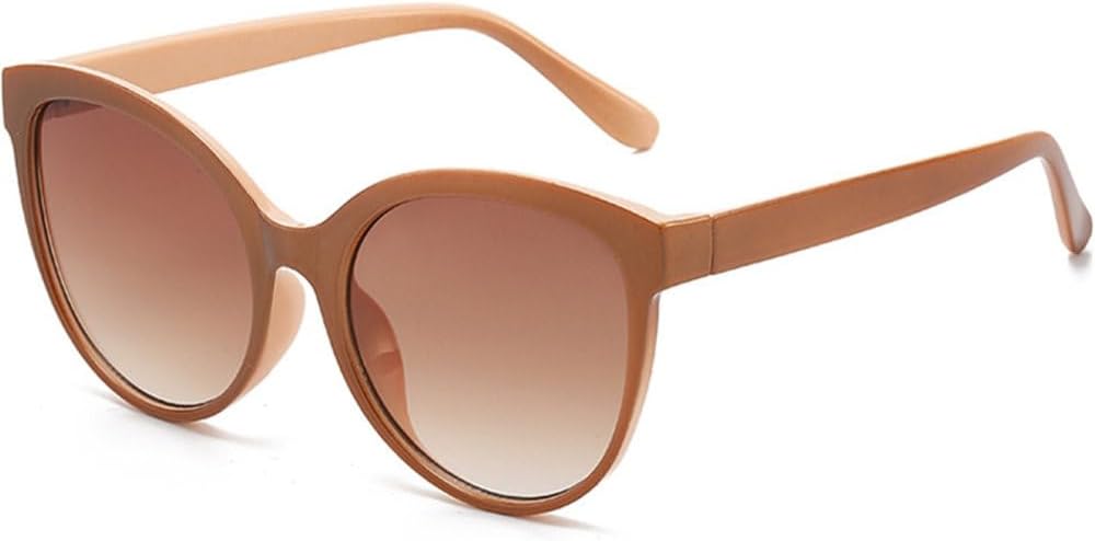 

Женские модные солнцезащитные очки на все случаи жизни, персонализированные солнцезащитные очки в большой оправе «кошачий глаз», мужские солнцезащитные очки конфетных цветов большого размера TYUVIVO, Tea Tea