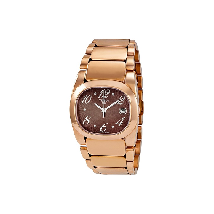 

TISSOT Часы Quartz Movement Women's Watch 28mm Brown Watch Dial Stainless Steel Case Stainless Steel Watchband, Brown Watch Dial