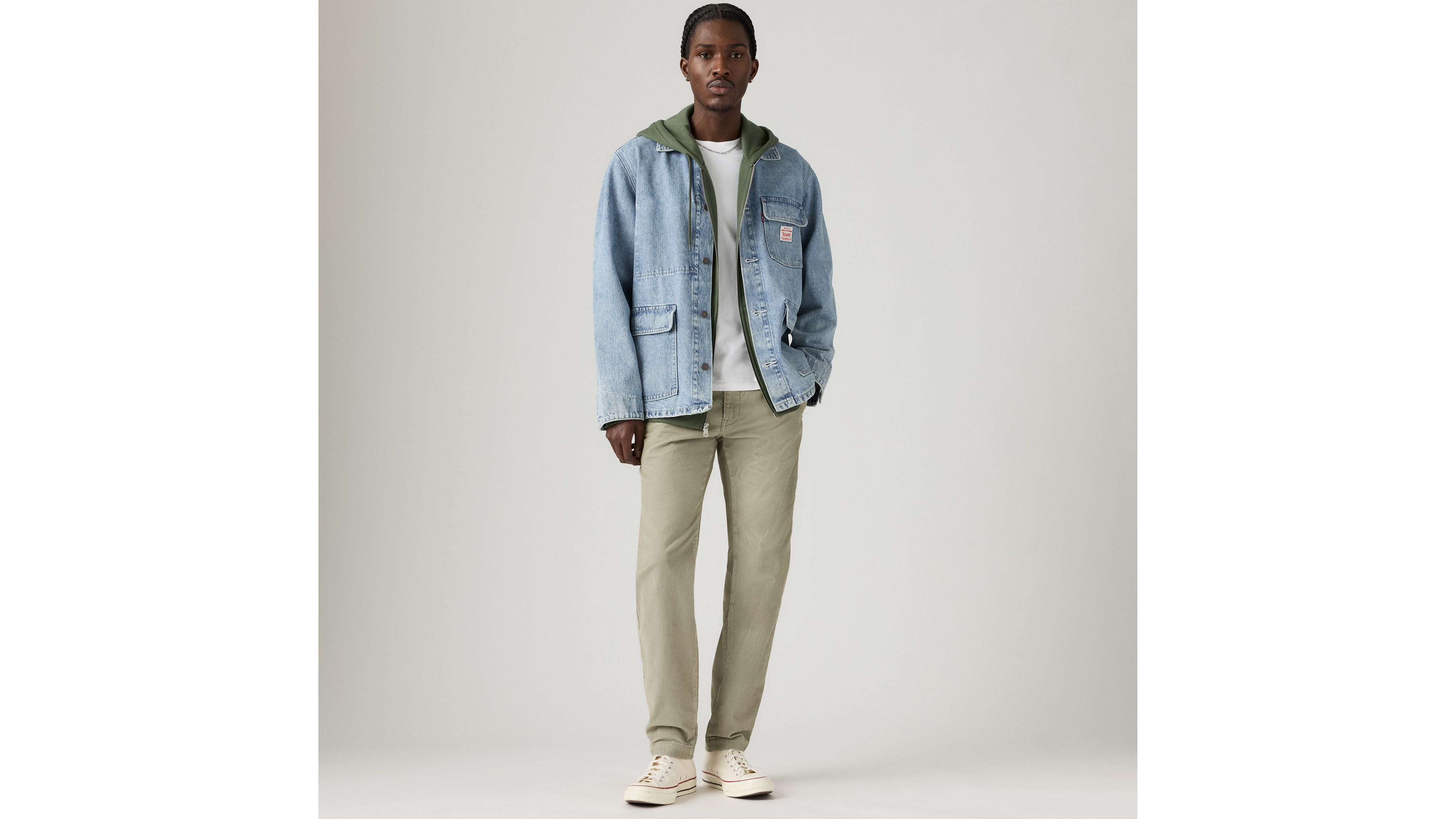 

Мужские вельветовые брюки Xx Chino Standard Taper Fit Levi's, Atomic Grey - Grey