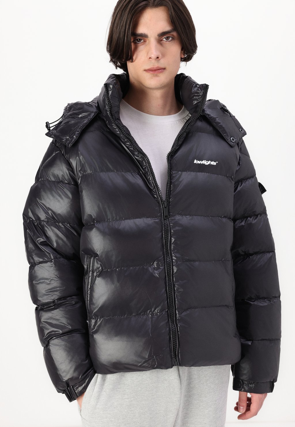 

Зимняя куртка LIGHT YEAR HOOD PUFFER JACKET UNISEX LOW LIGHTS STUDIOS®, черный