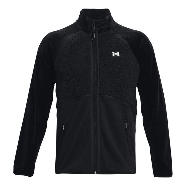 

Куртка journey fleece hoody jacket 'black' Under Armour, черный