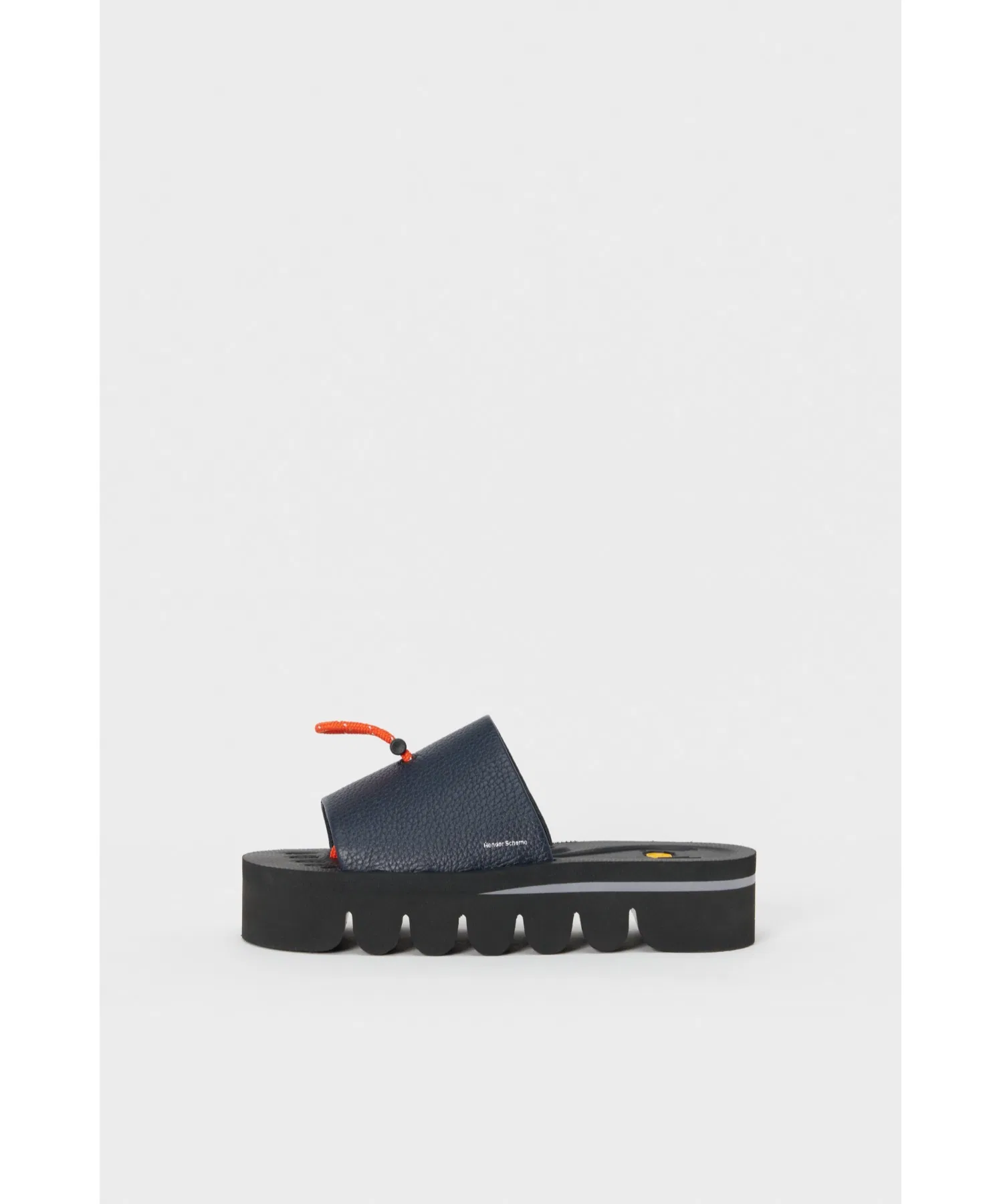 Унисекс кожаные сандалии Hender Scheme cord slide чёрные — фото 3