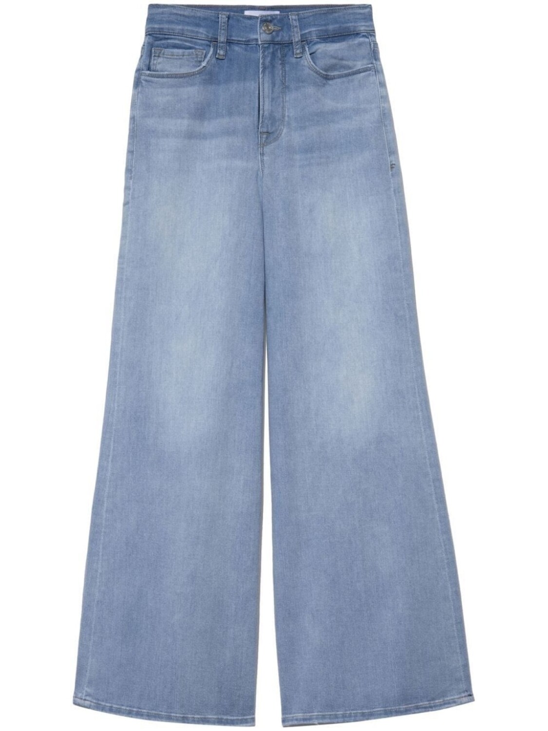 

FRAME mid-rise wide-leg jeans, синий