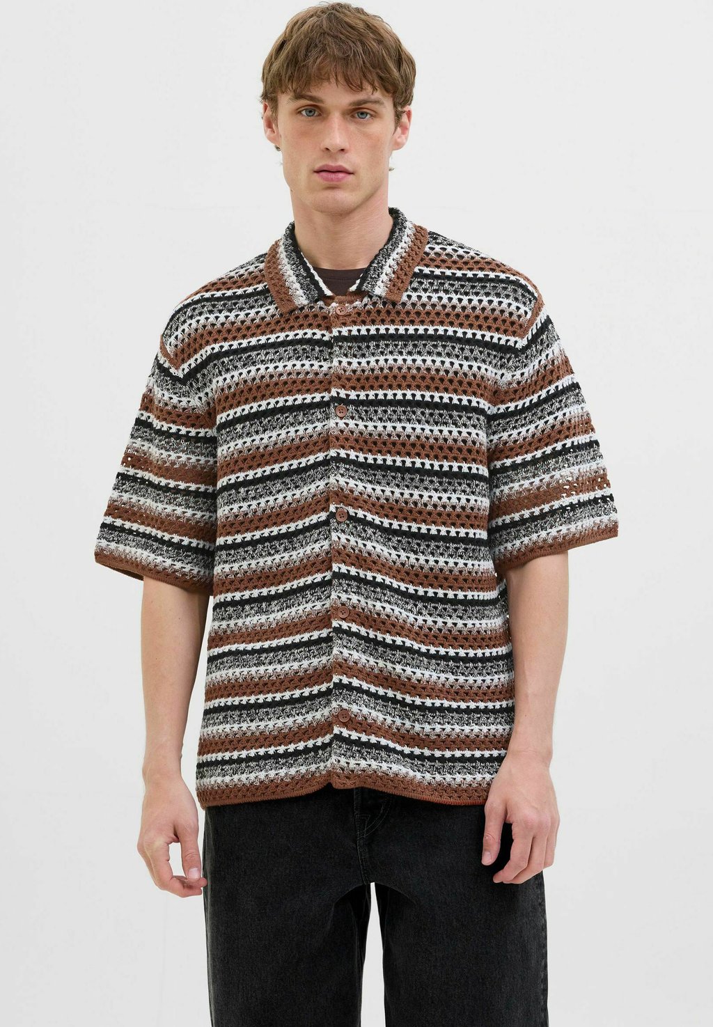 

Кардиган GESTREIFT Jack & Jones, охра