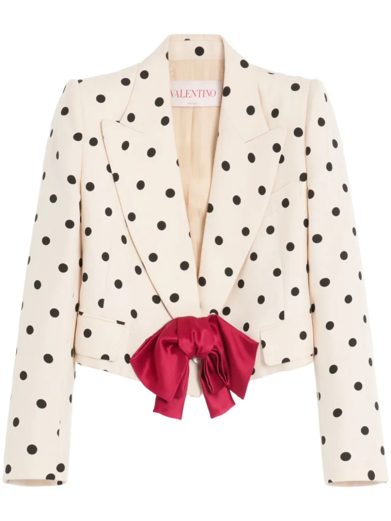 

Valentino Garavani блейзер Shantung, нейтральный