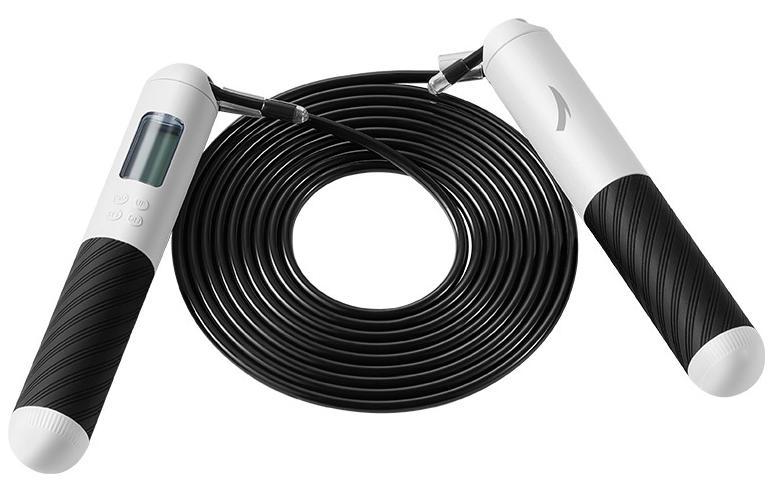 

Электронная скакалка для фитнеса с подсчетом прыжков для студентов материал троса, силикон ПВХ материал ручки АБС 3м ANTA, черный