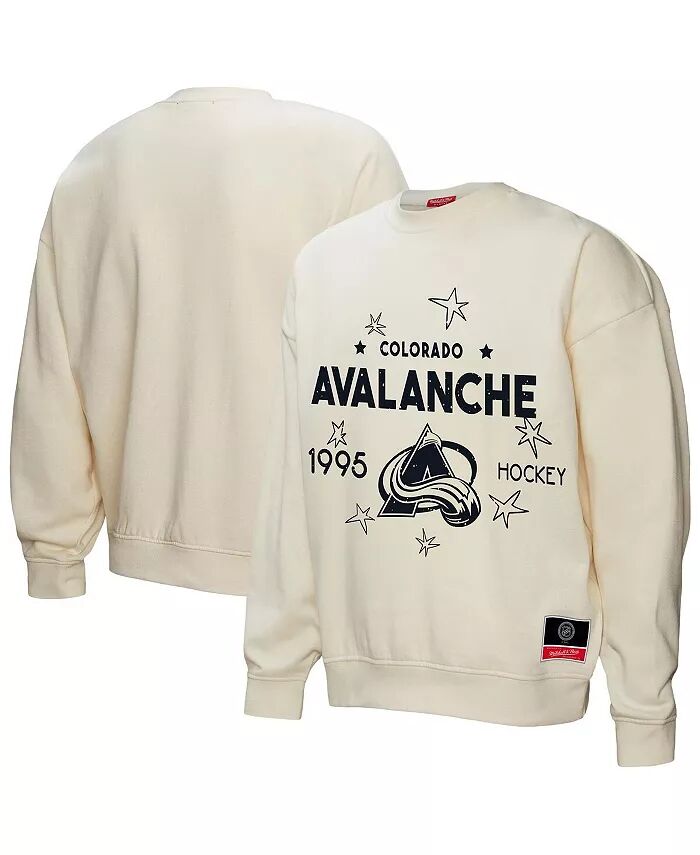 

Женская кремовая толстовка-пуловер Colorado Avalanche Logo 3.0 Mitchell & Ness