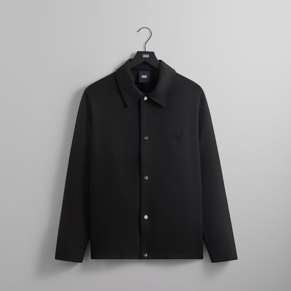 

Куртка Kith Double Weave Coaches Jacket, черный