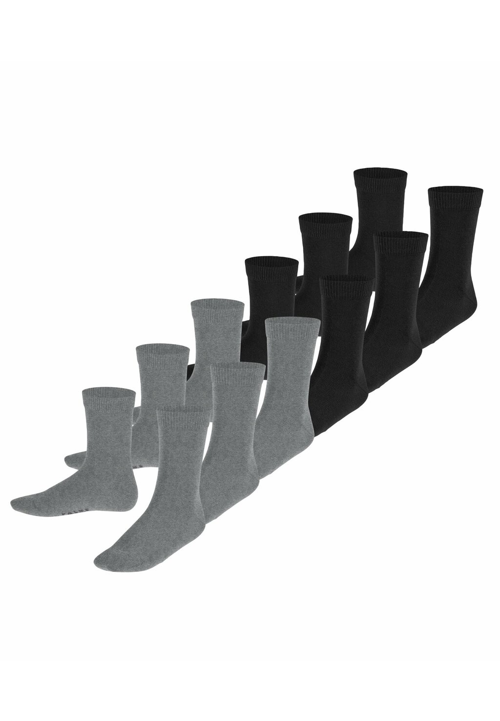 

Носки Happy 6-Pack мультипак FALKE, цвет black/grey