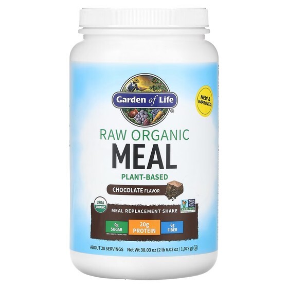 

Коктейль-заменитель еды Garden of Life RAW Organic Meal, шоколад