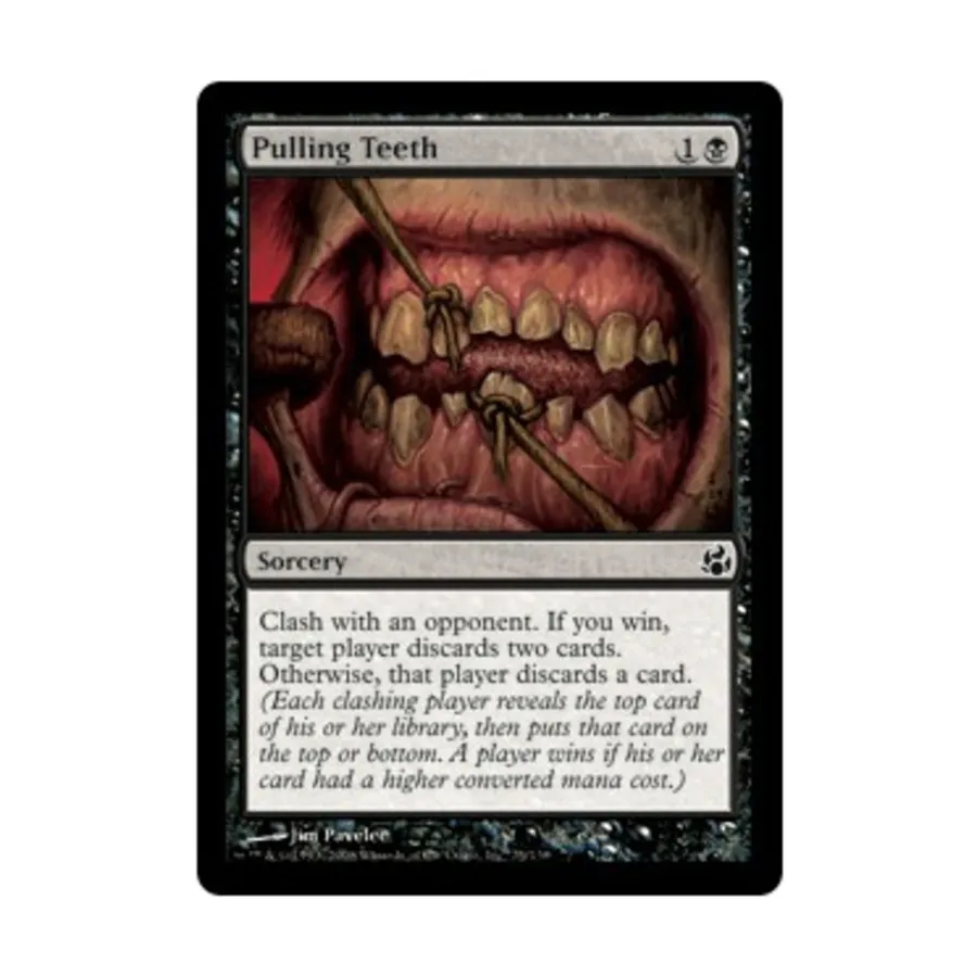 

CCG Выдергивание зубов (C) (фольга), MTG - Morningtide