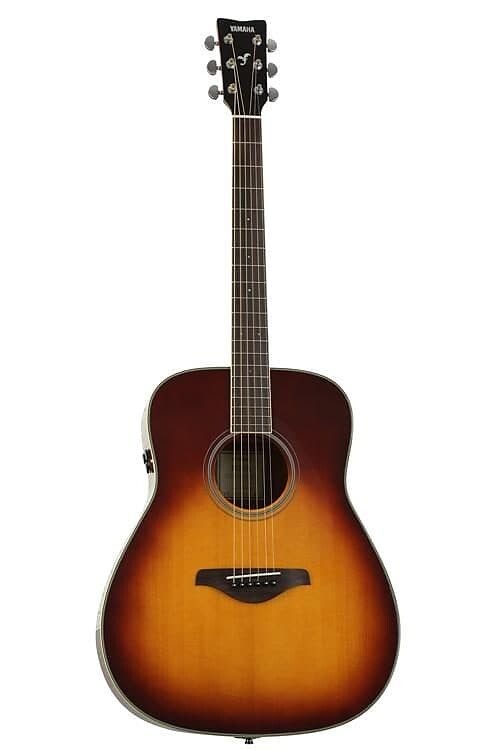 

Yamaha FG-TA TransAcoustic Dreadnought - коричневые солнечные лучи