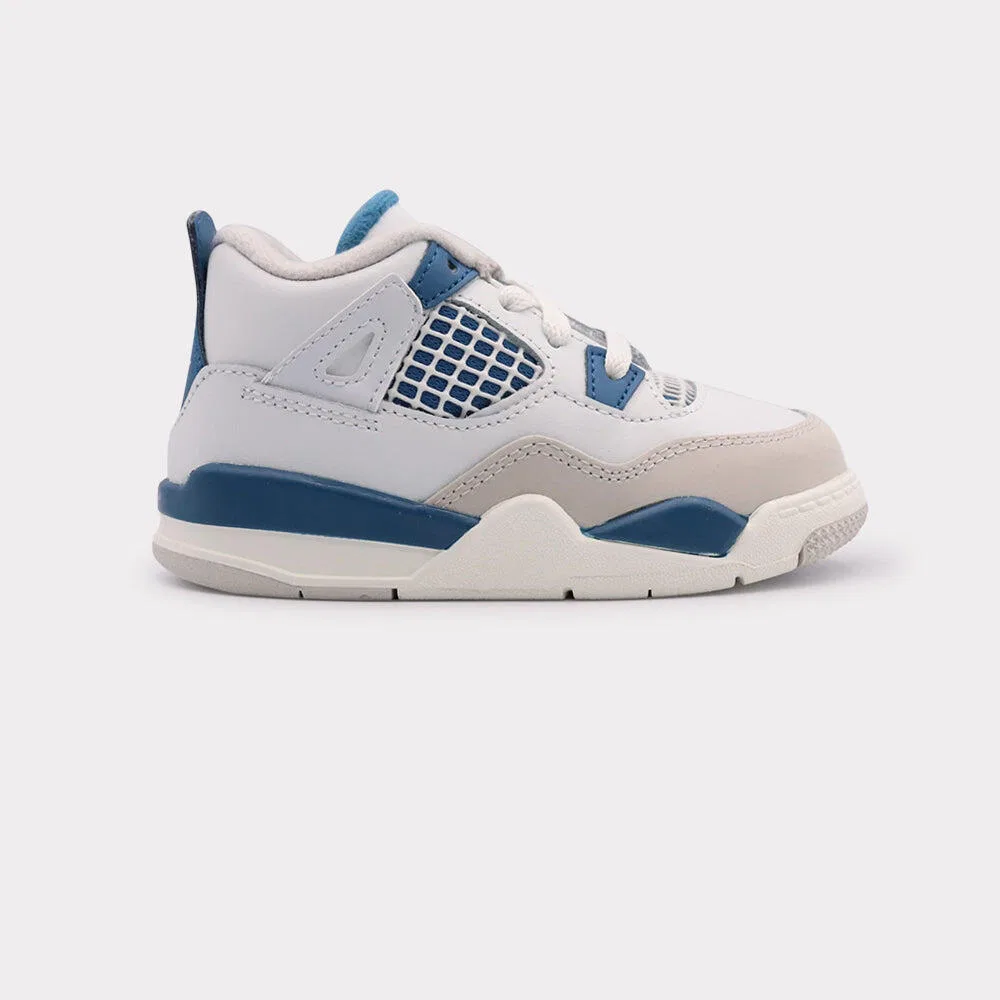 Детские кроссовки Air Jordan 4 Retro Military Blue Nike, Military Blue