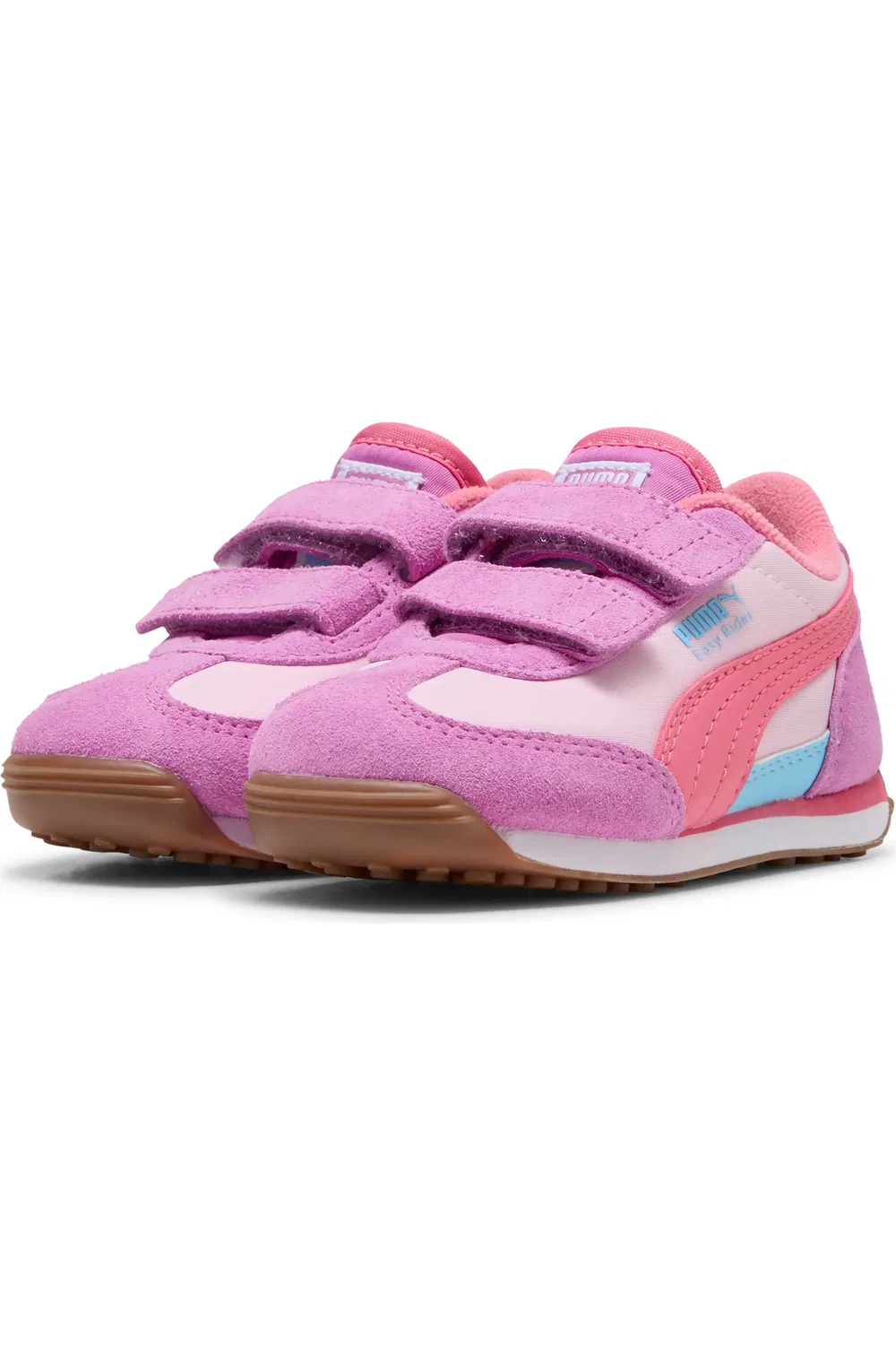 Детские кроссовки из замши и кожи Easy Rider PUMA, Pearl Pink/Magic Rose