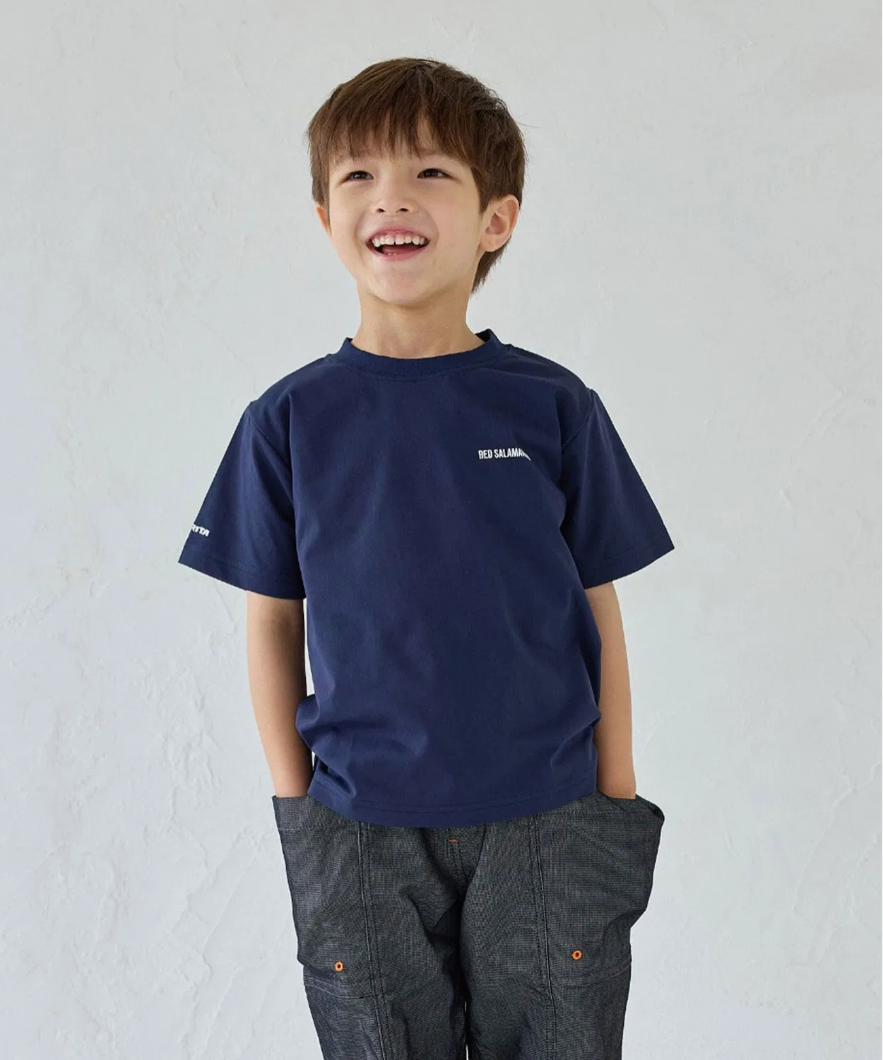 Детская футболка с принтом Red Salamander JUNRED, Navy