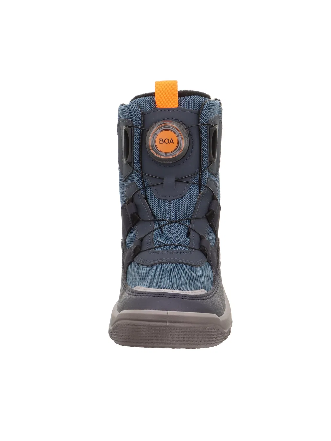Детские ботинки для мальчиков с мембраной Gore-Tex Jungen Mars Superfit, Blue Orange 8020 — фото 2
