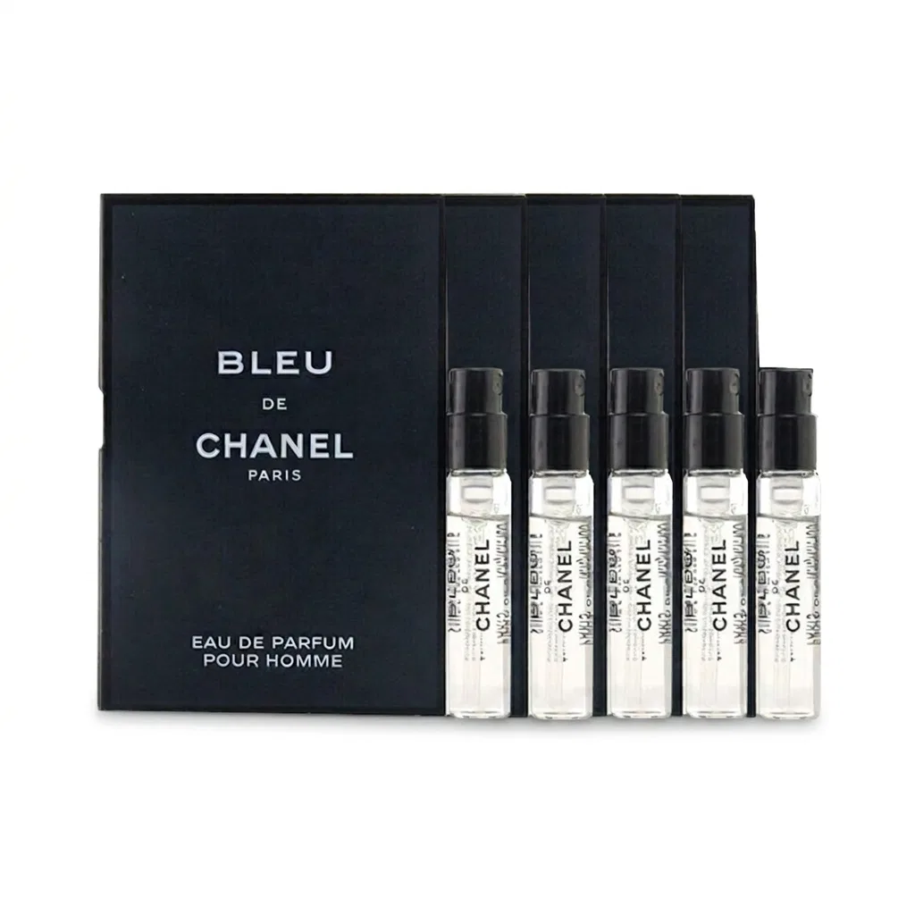 Мужской набор пробников парфюма Bleu de Chanel, 1.5 мл x 5, CHANEL, Cerulean
