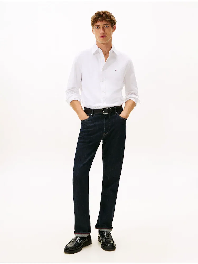 Рубашка с длинным рукавом Oxford, Asian Regular Fit TOMMY HILFIGER, White — фото 2