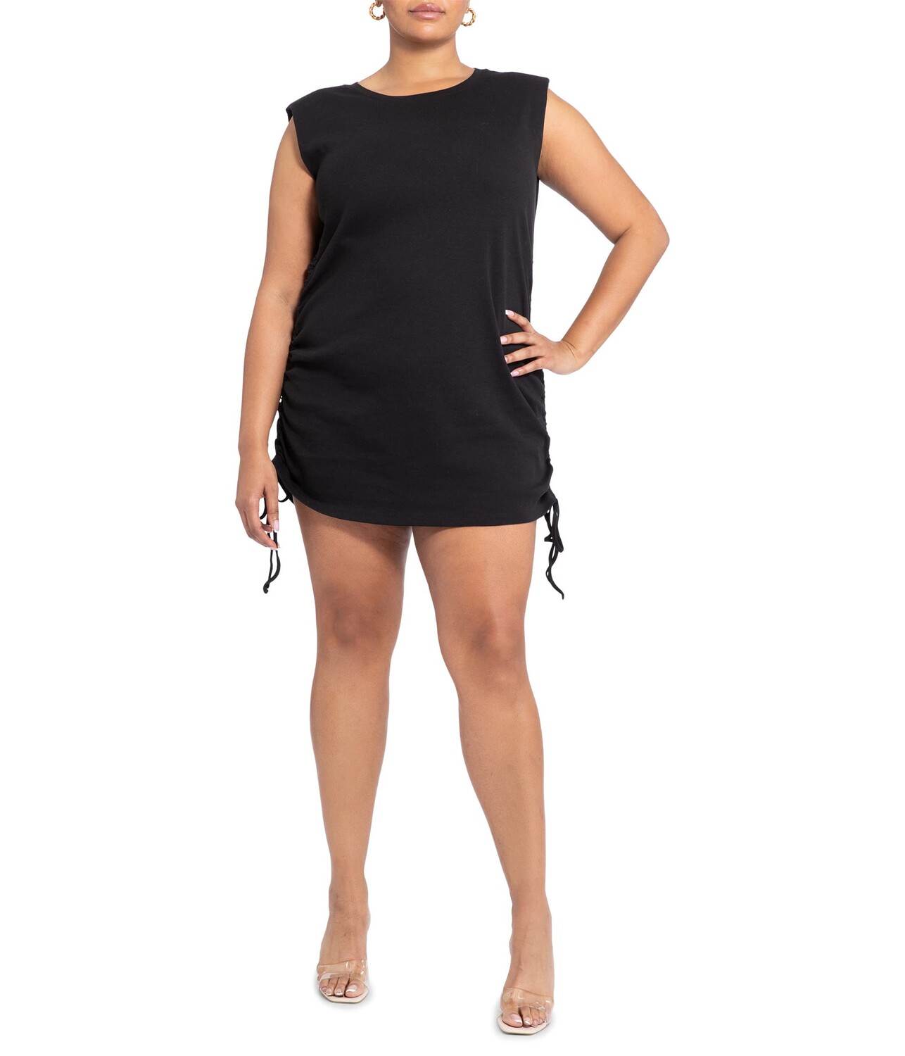 

Платье Sanctuary, Drawcord Baby Rib Mini Dress