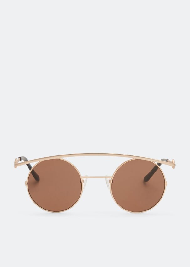 

Солнечные очки KAREN WAZEN Retro XL sunglasses, коричневый