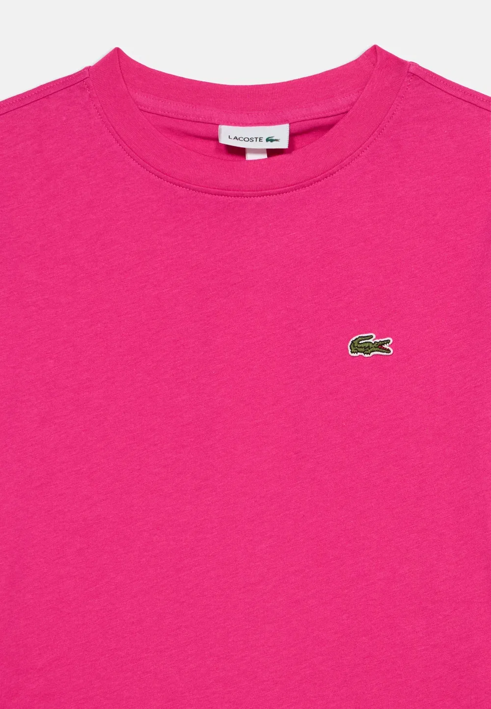 Базовая футболка унисекс - базовая футболка Lacoste, Carmine — фото 3