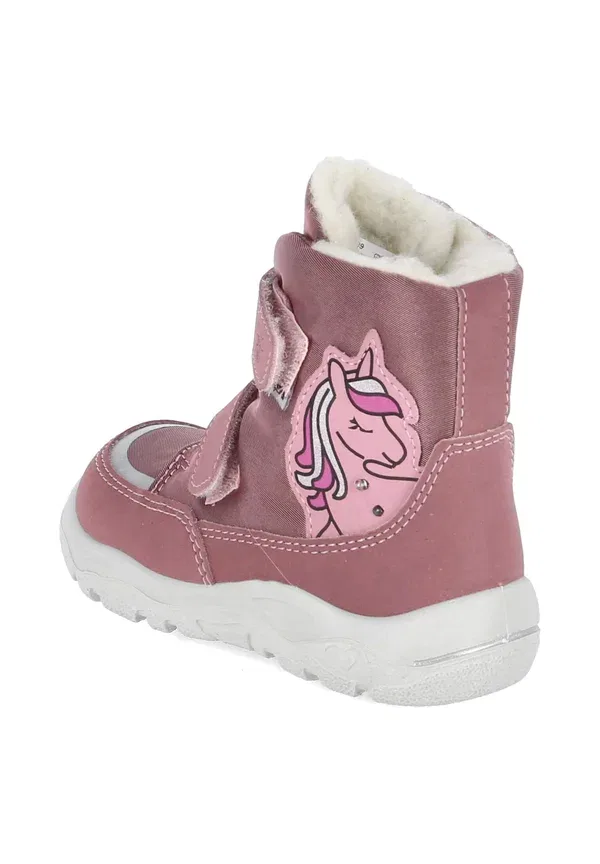 Пинетки шерстяные Baby shoes Pepino, Pink, розовый — фото 3