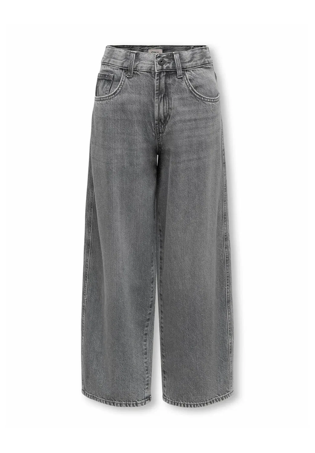 Джинсы-Бочко KogTaylor с высокой талией, джинсы-бочко свободного кроя Only Girls, Medium Grey Denim