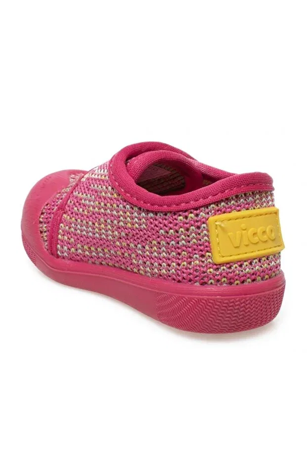 Детская обувь для девочек с липучкой Vicco, 07 Fuchsia/Fuchsia — фото 4