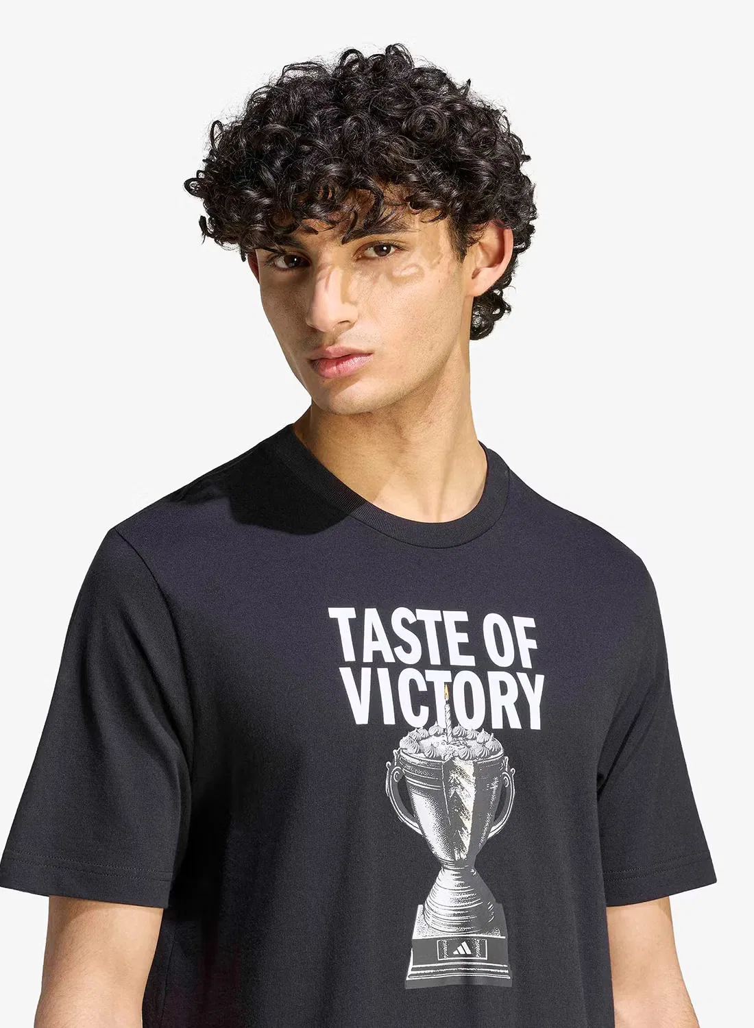 Футболка с принтом Taste of Victory Cake Adidas, черный — фото 3
