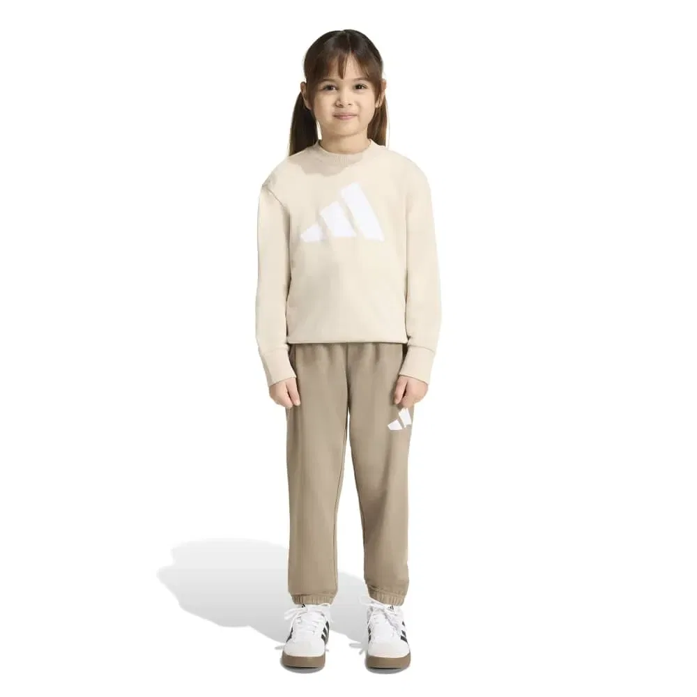 Детский спортивный комплект с логотипом Adidas Essentials Joggers Set, Beige