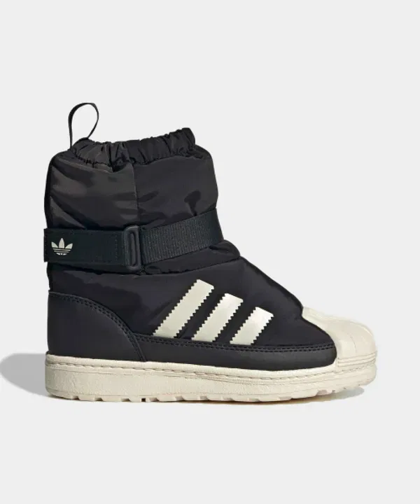 Зимние ботинки Superstar 360 для детей, Adidas Kids, черный